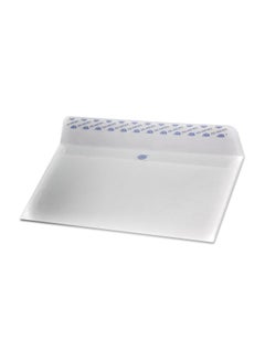 FIS 50-Piece Peel And Seal Executive Envelopes Moon Beam White  - Image 1