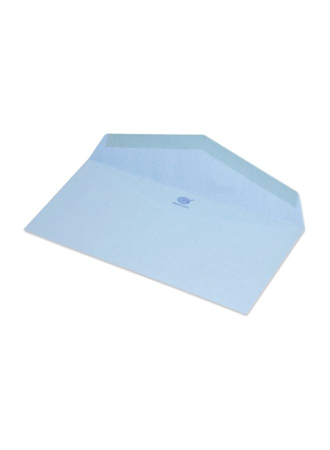 FIS 50-Piece Peel And Seal Executive Envelopes Blue - Image 1