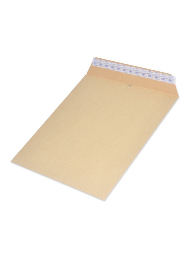 FIS 50-Piece Ribbed Peel And Seal Envelopes Manila - Image 2