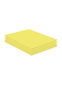 FIS 5-Piece Sponge Boards Pale Yellow 