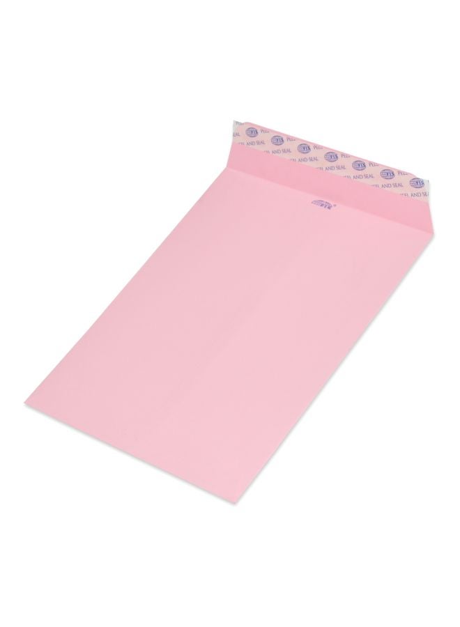 FIS 50-Piece Peel And Seal Envelopes Set Pink - Image 2