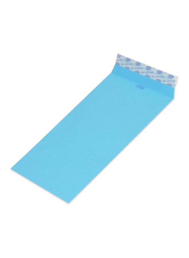 FIS 50-Piece Peel And Seal Envelopes Set Blue - Image 2