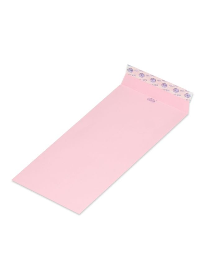 FIS 50-Piece Peel And Seal Envelopes Set Pink - Image 1