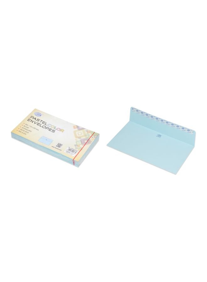 FIS 50-Piece Peel And Seal Envelopes Set Blue - Image 2