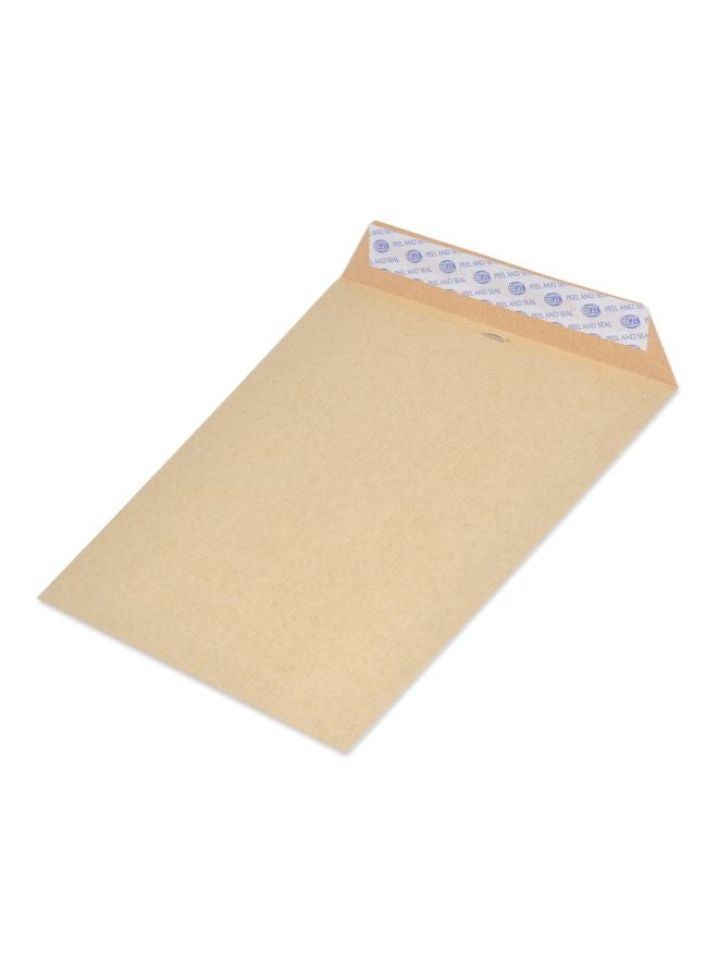 FIS 50-Piece Manila Peel And Seal Envelopes Set Brown - Image 2