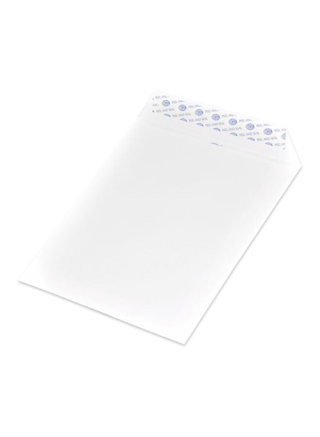 إف اي أس  مجموعة من 50 ظرف مكتبي يمكن إقفالها بعد إزالة اللصاقة عنها مقاس C5 موون بيم وايت - Image 2