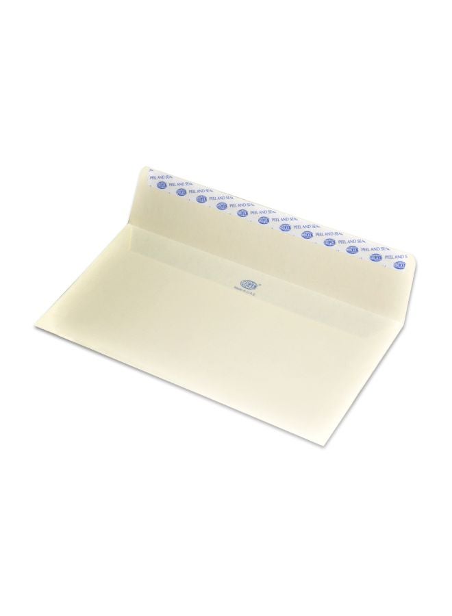 FIS 50-Piece Peel And Seal Executive Envelopes Cream - Image 1