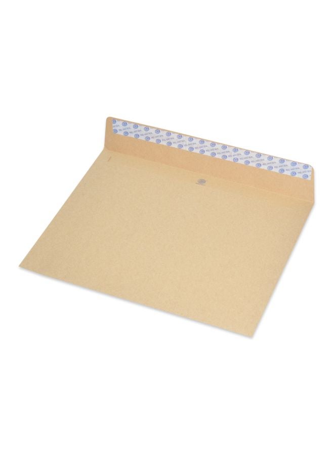 FIS 50-Piece Peel And Seal Manila Envelopes Brown - Image 2