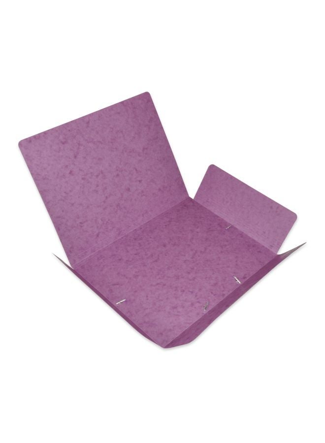 40-Piece A4 Four Fold Folder With Elastic Violet
