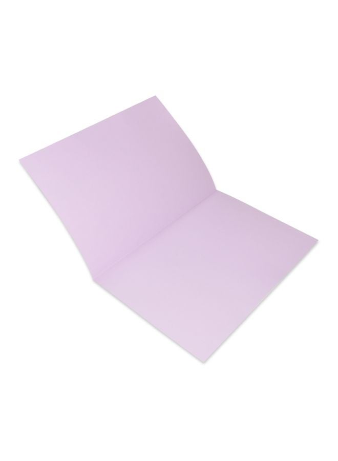 إف اي أس  حافظة ملفات مربعة الشكل من 100 قطعة بنفسجي - Image 1
