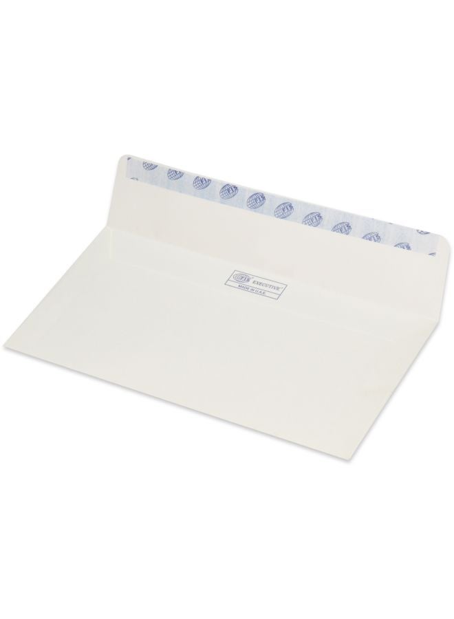 FIS 25-Piece Executive Peel And Seal Envelopes Camelle White - Image 2