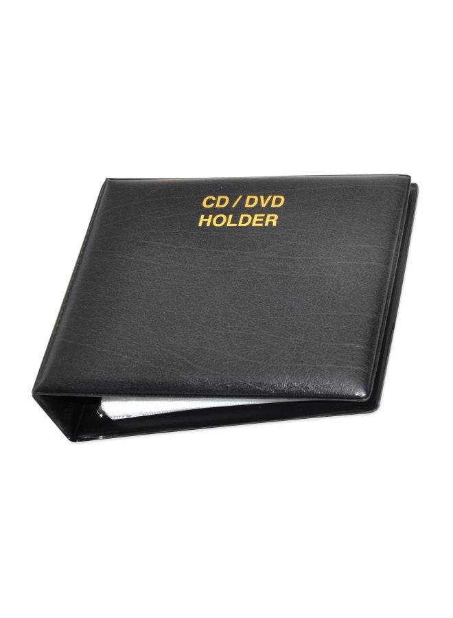 FIS 24-Slot CD And DVD Holder Black - Image 1
