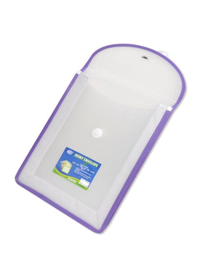 إف اي أس  مغلّف أوراق لامع شفاف/ بنفسجي - Image 2