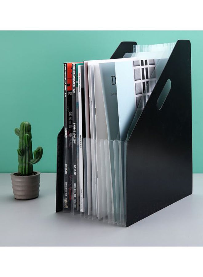 13-Compartment A4 Document Organizer Black - Image 3