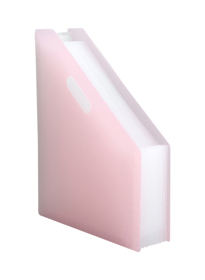 Generic 13-Compartment A4 Document Organizer Pink  - Image 1
