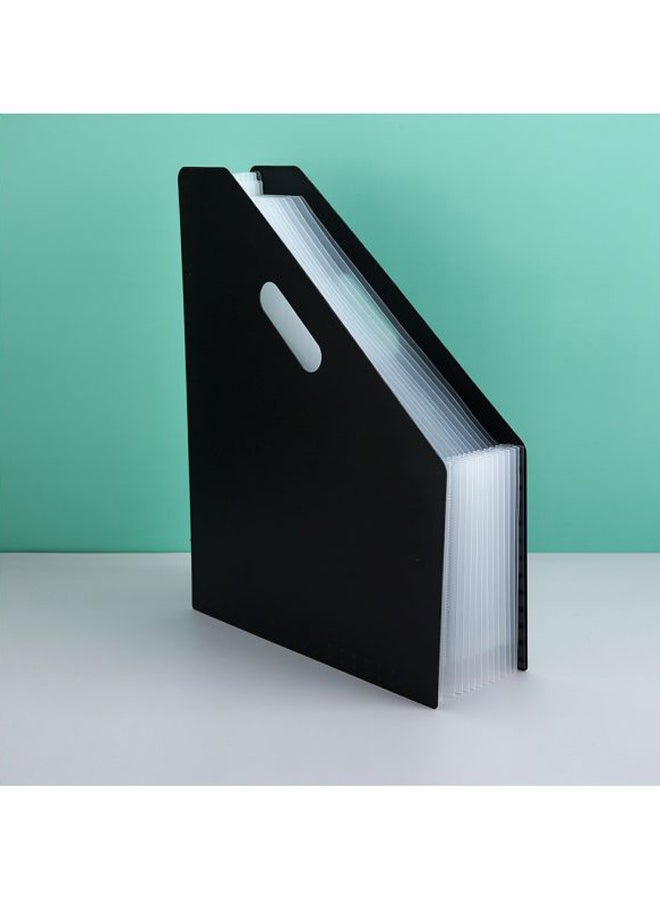 13-Compartment A4 Document Organizer Black - Image 5