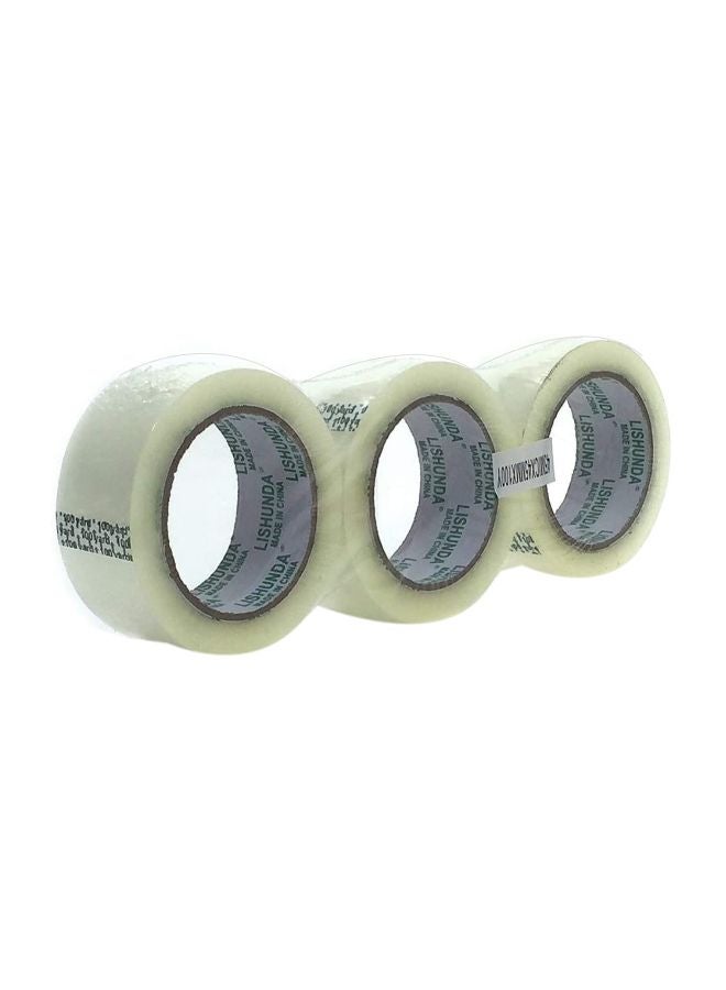LISHUNDA - Pack Of 3 Heavy Duty Sealing Tape Clear - Image 1