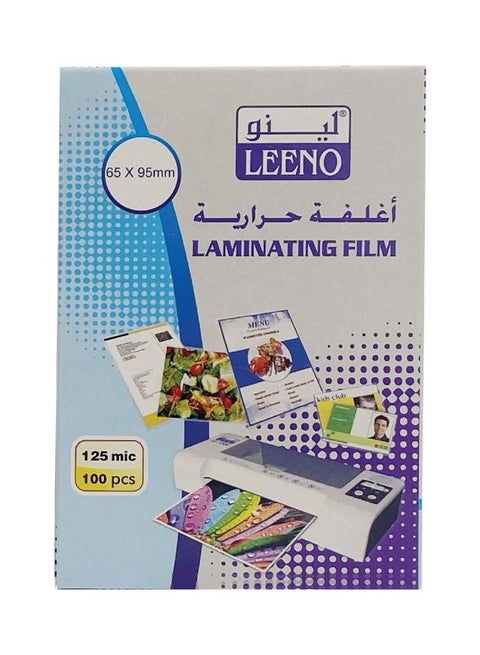 ورق تغليف حراري 100 قطعة شفاف