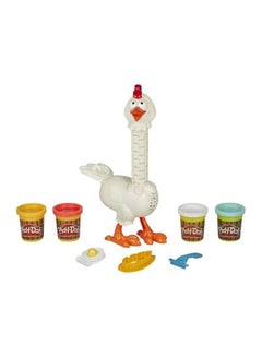 8-Piece Crew Cluck-A-Dee Toy Playset With Play-Dough