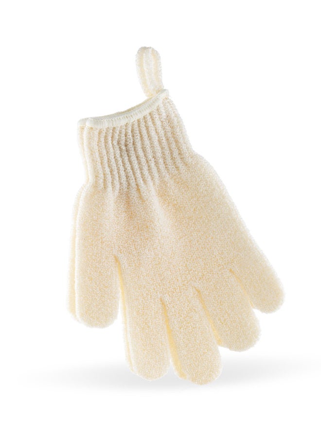 THE BODY SHOP Pack Of 2 Bath Gloves Beige 8x6x0.5inch - Image 3