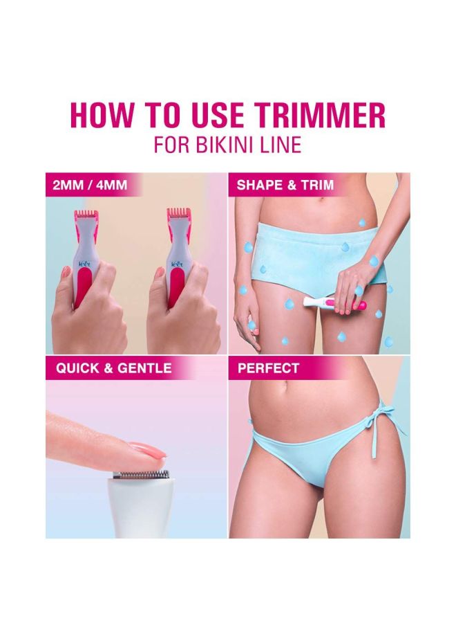 Sensitive Touch Beauty Trimmer White/Pink
