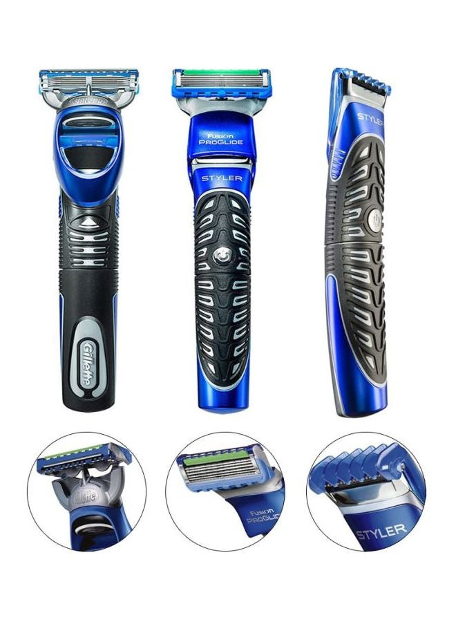 Gillette 3-In-1 Styler Electric Shaver Blue - Image 5