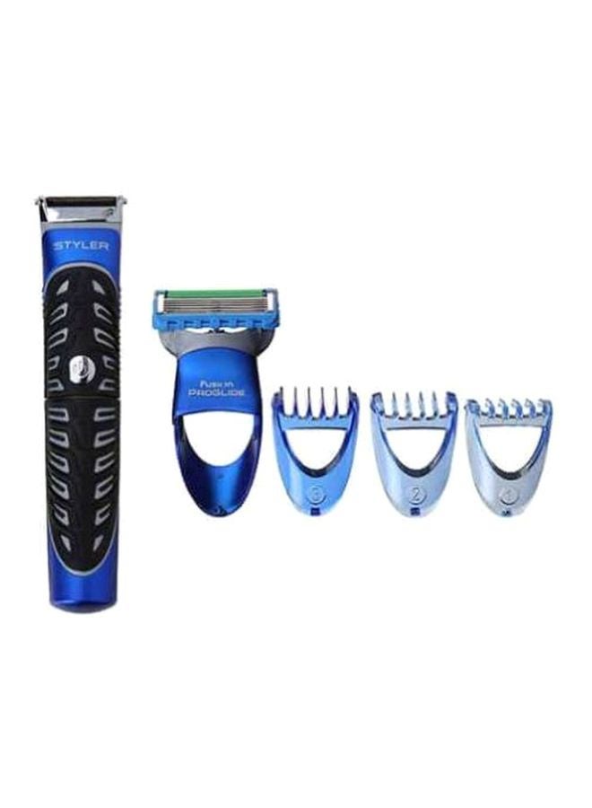Gillette 3-In-1 Styler Electric Shaver Blue - Image 1