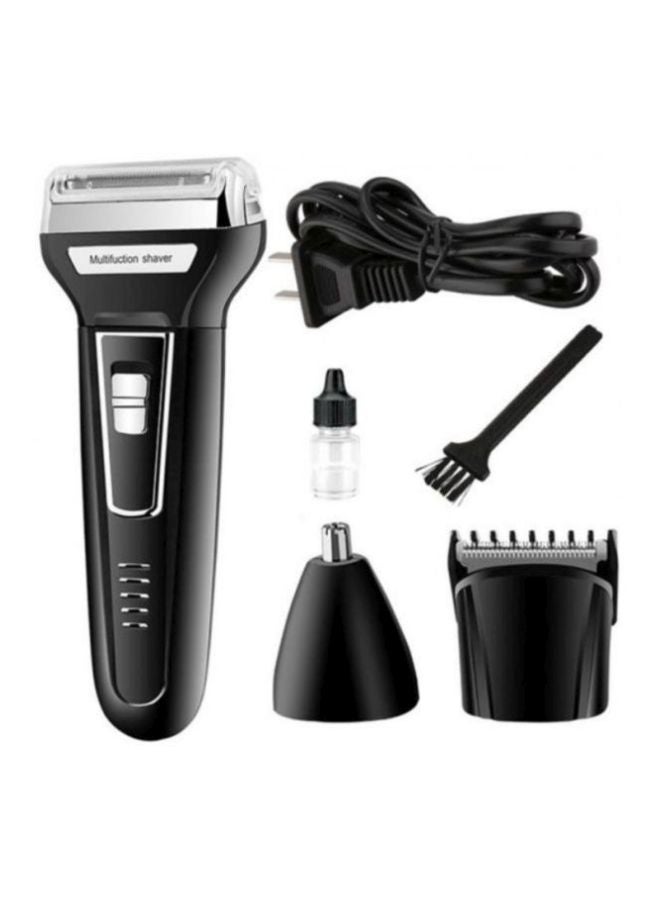 Kemei 3-In-1 Electric Hair Clipper Black/Silver/White 16.5x6.5cm  - Image 1