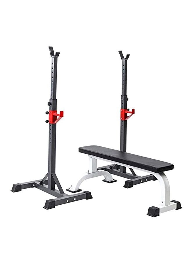 ماكس سترينث مقعد تدريب بحامل رفع أثقال قابل للتعديل 66x160x55سم - Image 1