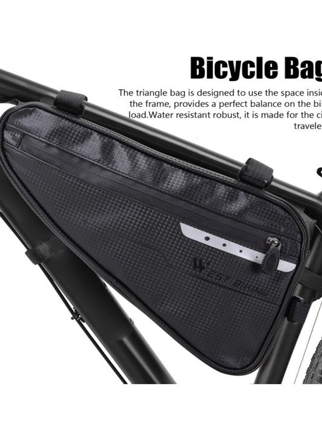 WEST BIKING - Waterproof Bike Front Tube Bag 32x20x6cm - Image 1