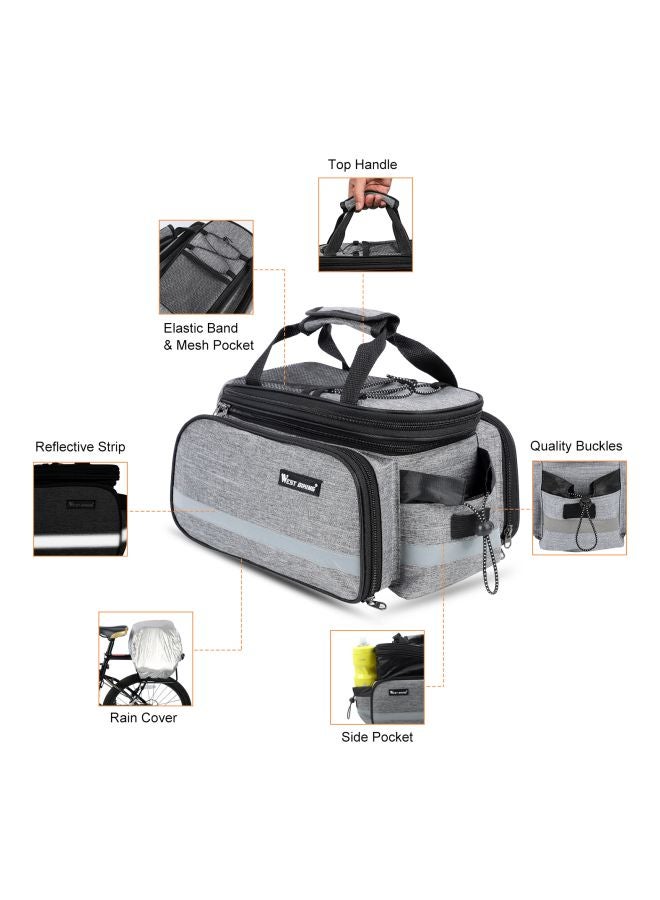 WEST BIKING Waterproof Bike Saddle Bag 36x15x20cm  - Image 3