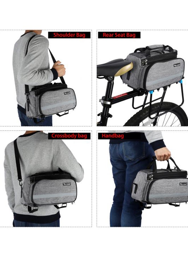 WEST BIKING Waterproof Bike Saddle Bag 36x15x20cm  - Image 5