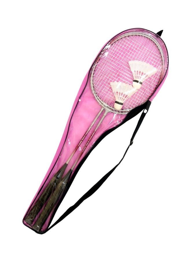 Badminton Racquet With Shuttlecock 68x18cm - Image 2