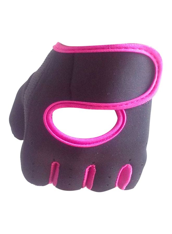 Generic Multifunctional Half Finger Breathable Non-Slip Palm Gloves 8x9x2.5cm