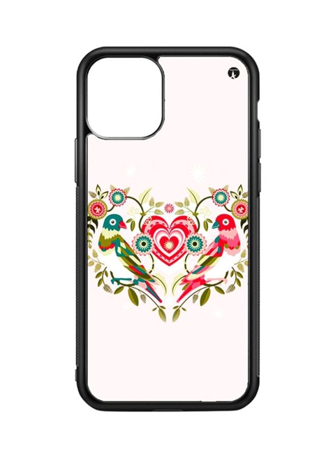 غطاء حماية واقي لهاتف أبل آيفون 11 برو طبعة قلب