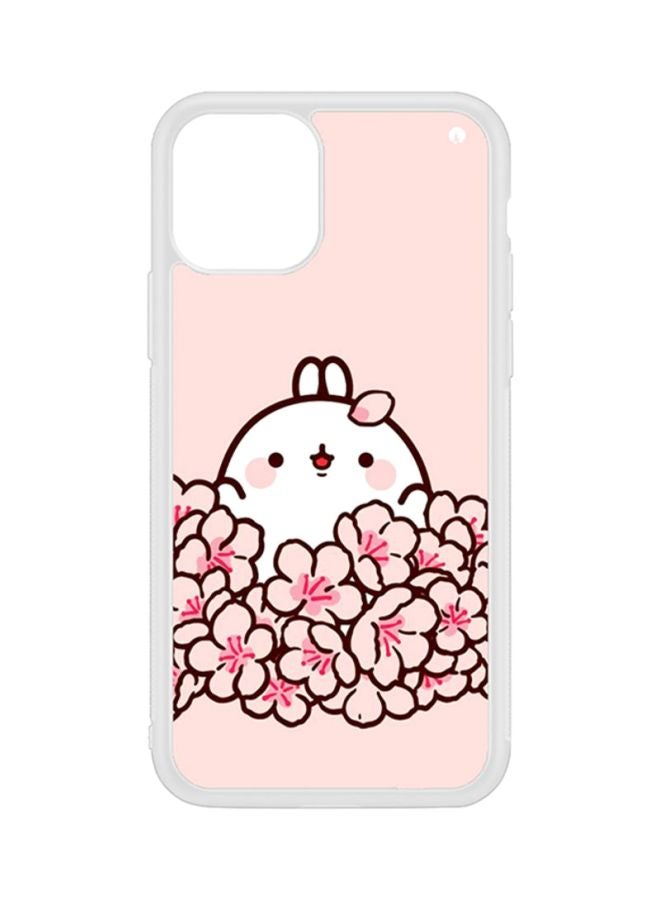 غطاء حماية واقٍ لهاتف أبل آيفون 11 برو ماكس بيج/أبيض/بني