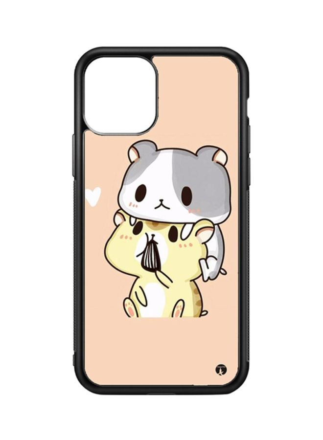 بي بي غطاء حماية واق لهاتف أبل آيفون 11 طبعة حيوانات الهامستر