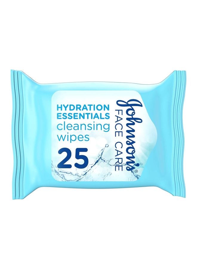 جونسون مجموعة مناديل مبللة للتنظيف الأساسي والترطيب مكونة من 25 قطعة - Image 1