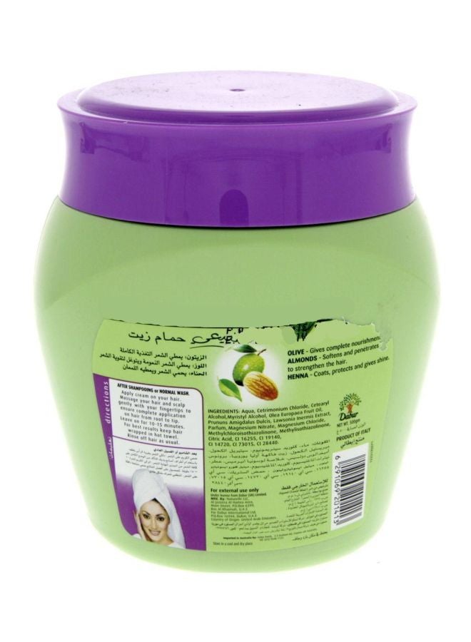 دابر حمام زيت غني بالزيتون واللوز لترطيب عميق للشعر 500جرام - Image 2