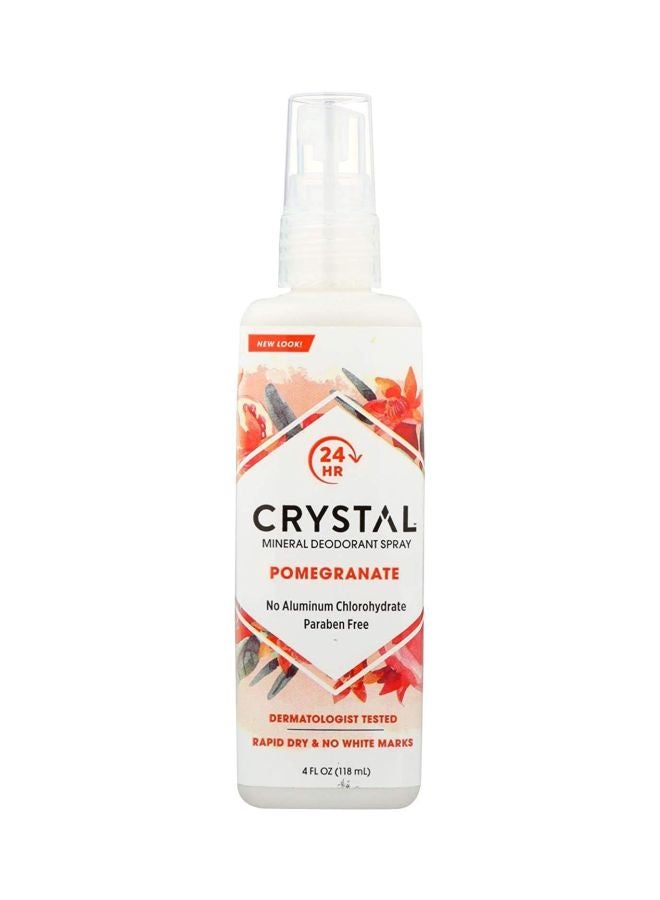 Crystal Pomegranate Mineral Deodorant Spray 118ml - Image 1