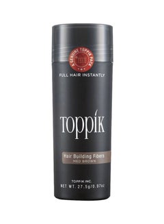 Toppik Hair Building Fibers Medium Brown 27.5grams  - Image 1