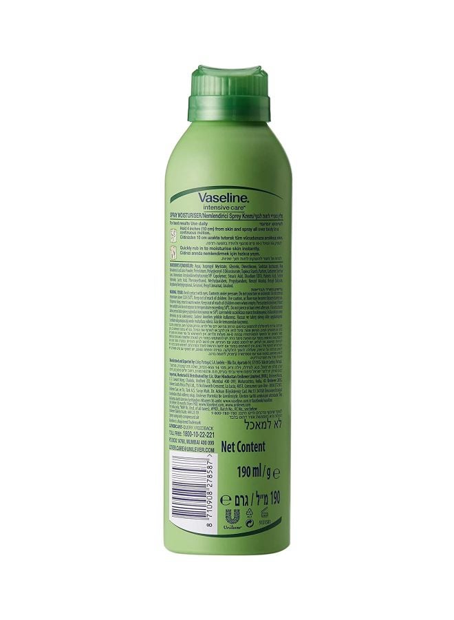 Vaseline Intensive Care Aloe Soothe Moisturizing Spray 184grams - Image 2