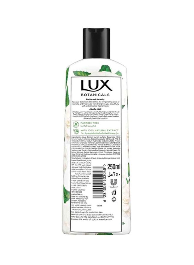 Lux - Botanicals Skin Detox Camellia And Aloe Vera Shower Gel 250ml - Image 1