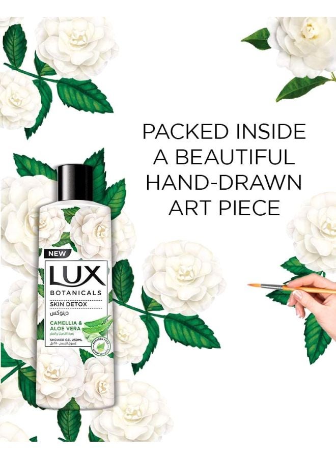 Lux - Botanicals Skin Detox Camellia And Aloe Vera Shower Gel 250ml - Image 1