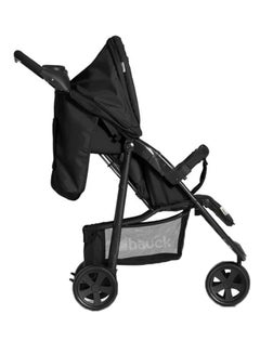 hauck Citi Neo 2 Pushchair, Caviar, Stonelightweight 3 Wheeled Stroller (Only 7.5Kg), Compact And One Hand Folding, With Raincover  - Image 2