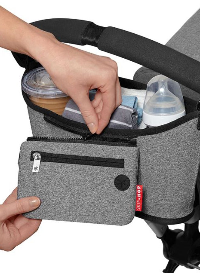 Skip Hop - Grab And Go Stroller Organizer - Grey/Black - Image 1