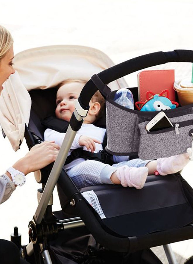 Skip Hop - Grab And Go Stroller Organizer - Grey/Black - Image 1