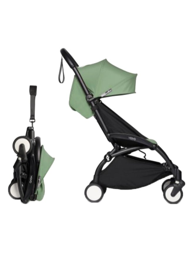 BABYZEN - YOYO Complete Stroller Set - Black Frame With Colour Pack, 6+ Months - Peppermint - Image 1