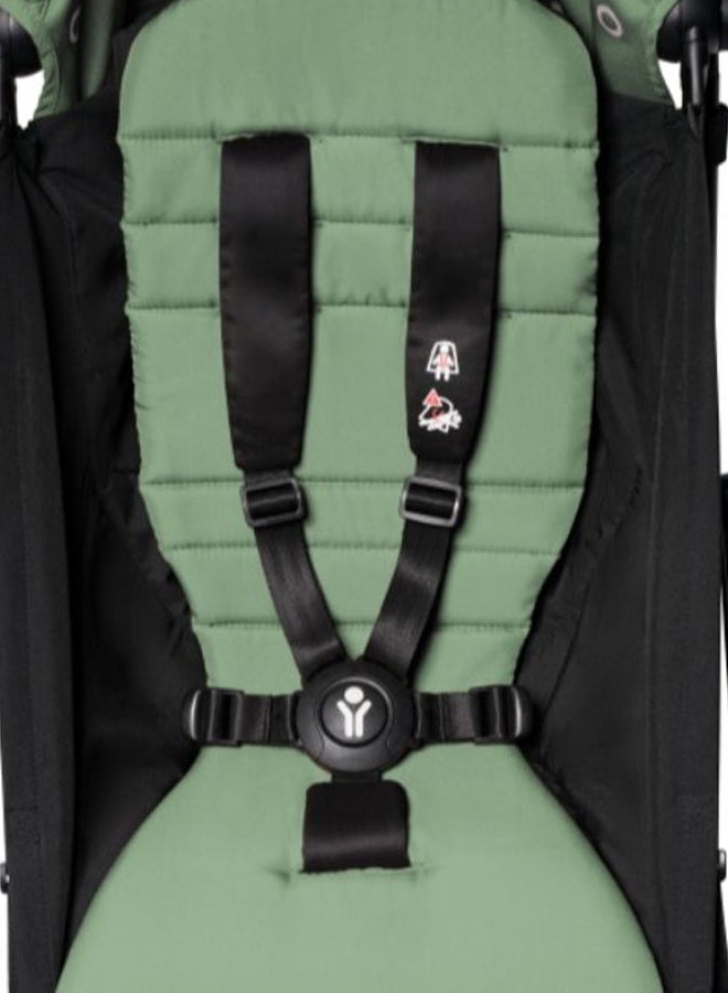 BABYZEN - YOYO Complete Stroller Set - Black Frame With Colour Pack, 6+ Months - Peppermint - Image 1