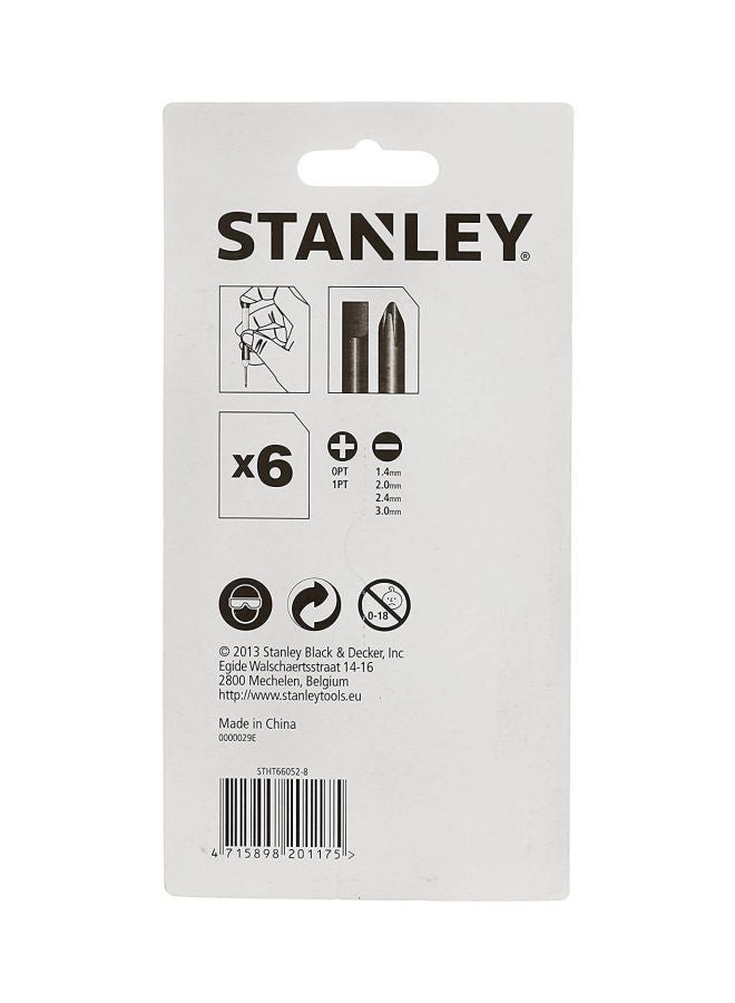 Stanley 6-Piece Precision Screwdriver Set Yellow/Black  - Image 4